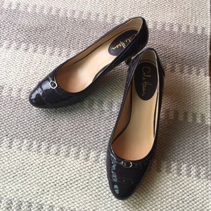 Cole Haan heels in purple patent leather